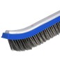 vidaXL Cepillo para pared de piscina aluminio 