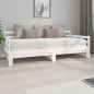 vidaXL Sofá cama extraíble madera maciza de pino blanco 2x(90x200) cm vidaXL Sofá cama extraíble madera maciza de pino blanco 2x(90x200) cm
