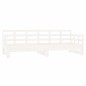 vidaXL Sofá cama extraíble madera maciza de pino blanco 2x(90x200) cm vidaXL Sofá cama extraíble madera maciza de pino blanco 2x(90x200) cm