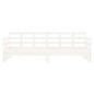 vidaXL Sofá cama extraíble madera maciza de pino blanco 2x(90x200) cm vidaXL Sofá cama extraíble madera maciza de pino blanco 2x(90x200) cm