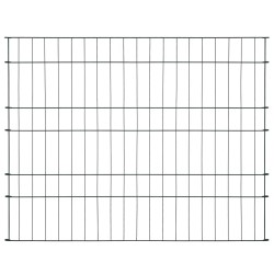 vidaXL Juego de vallas para estanque verde 99,6x79,8 cm