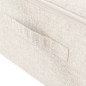 vidaXL Caja de almacenaje tela color crema 70x40x18 cm vidaXL Caja de almacenaje tela color crema 70x40x18 cm