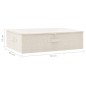 vidaXL Caja de almacenaje tela color crema 70x40x18 cm vidaXL Caja de almacenaje tela color crema 70x40x18 cm