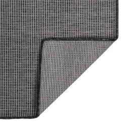 vidaXL Alfombra de exterior de tejido plano gris 120x170 cm