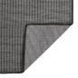 vidaXL Alfombra de exterior de tejido plano gris 120x170 cm