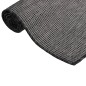 vidaXL Alfombra de exterior de tejido plano gris 120x170 cm