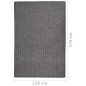 vidaXL Alfombra de exterior de tejido plano gris 120x170 cm