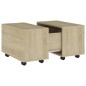 vidaXL Mesa de centro madera contrachapada roble Sonoma 60x60x38 cm vidaXL Mesa de centro madera contrachapada roble Sonoma 60x60x38 cm