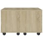 vidaXL Mesa de centro madera contrachapada roble Sonoma 60x60x38 cm vidaXL Mesa de centro madera contrachapada roble Sonoma 60x60x38 cm