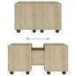 vidaXL Mesa de centro madera contrachapada roble Sonoma 60x60x38 cm vidaXL Mesa de centro madera contrachapada roble Sonoma 60x60x38 cm