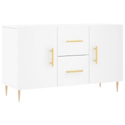 vidaXL Aparador de madera de ingeniería blanco 100x36x60 cm