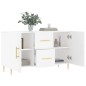vidaXL Aparador de madera de ingeniería blanco 100x36x60 cm