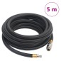 vidaXL Manguera de aire híbrida caucho y PVC negro 15 mm 5 m vidaXL Manguera de aire híbrida caucho y PVC negro 15 mm 5 m