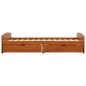 vidaXL Estructura de cama 2 cajones madera pino marrón miel 90x200 cm vidaXL Estructura de cama 2 cajones madera pino marrón miel 90x200 cm