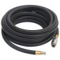 vidaXL Manguera de aire híbrida caucho y PVC negro 15 mm 5 m vidaXL Manguera de aire híbrida caucho y PVC negro 15 mm 5 m