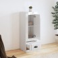 vidaXL Aparador madera contrachapada blanco brillo 36x35,5x103,5 cm vidaXL Aparador madera contrachapada blanco brillo 36x35,5x103,5 cm