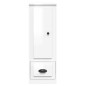 vidaXL Aparador madera contrachapada blanco brillo 36x35,5x103,5 cm vidaXL Aparador madera contrachapada blanco brillo 36x35,5x103,5 cm