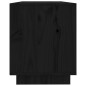 vidaXL Mueble para TV de madera maciza de pino negro 110,5x35x44 cm vidaXL Mueble para TV de madera maciza de pino negro 110,5x35x44 cm