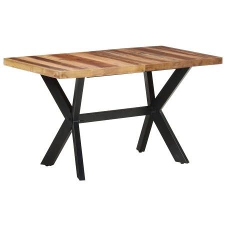vidaXL Mesa de comedor de madera acacia acabado miel 140x70x75 cm