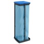 vidaXL Soportes para bolsas de basura 2 uds PP negro y azul 120 L vidaXL Soportes para bolsas de basura 2 uds PP negro y azul 120 L