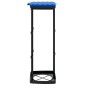vidaXL Soportes para bolsas de basura 2 uds PP negro y azul 120 L vidaXL Soportes para bolsas de basura 2 uds PP negro y azul 120 L