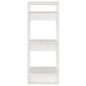 vidaXL Estantería/divisor de espacios madera pino blanco 41x35x91 cm vidaXL Estantería/divisor de espacios madera pino blanco 41x35x91 cm