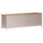 vidaXL Mueble para TV de madera de mango rugosa 120x30x40 cm