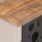 vidaXL Mueble para TV de madera de mango rugosa 120x30x40 cm