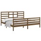 vidaXL Estructura de cama madera maciza de pino marrón miel 200x200 cm vidaXL Estructura de cama madera maciza de pino marrón miel 200x200 cm