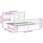 vidaXL Estructura de cama madera maciza de pino marrón miel 200x200 cm vidaXL Estructura de cama madera maciza de pino marrón miel 200x200 cm