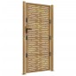 vidaXL Puerta de jardín acero corten diseño cuadrado 105x180 cm