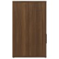 vidaXL Mesita de noche madera contrachapada marrón roble 50x36x60 cm
