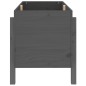 vidaXL Arriate elevado de jardín madera maciza pino gris 101x50x57 cm vidaXL Arriate elevado de jardín madera maciza pino gris 101x50x57 cm