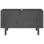 vidaXL Arriate elevado de jardín madera maciza pino gris 101x50x57 cm vidaXL Arriate elevado de jardín madera maciza pino gris 101x50x57 cm