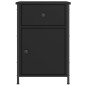 vidaXL Mesitas de noche 2 uds madera contrachapada negro 40x42x60 cm vidaXL Mesitas de noche 2 uds madera contrachapada negro 40x42x60 cm