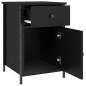 vidaXL Mesitas de noche 2 uds madera contrachapada negro 40x42x60 cm vidaXL Mesitas de noche 2 uds madera contrachapada negro 40x42x60 cm