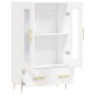 vidaXL Aparador alto madera de ingeniería blanco 69,5x31x115 cm vidaXL Aparador alto madera de ingeniería blanco 69,5x31x115 cm