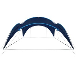 vidaXL Carpa de fiesta arco azul oscuro 450x450x265 cm