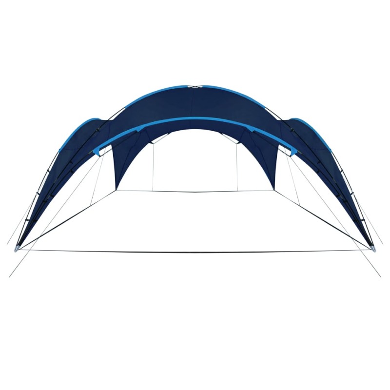 vidaXL Carpa de fiesta arco azul oscuro 450x450x265 cm