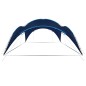 vidaXL Carpa de fiesta arco azul oscuro 450x450x265 cm