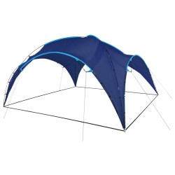 vidaXL Carpa de fiesta arco azul oscuro 450x450x265 cm