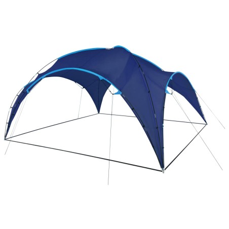 vidaXL Carpa de fiesta arco azul oscuro 450x450x265 cm