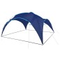 vidaXL Carpa de fiesta arco azul oscuro 450x450x265 cm
