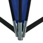 vidaXL Carpa de fiesta arco azul oscuro 450x450x265 cm