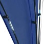 vidaXL Carpa de fiesta arco azul oscuro 450x450x265 cm