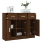 vidaXL Aparador madera de ingeniería color roble marrón 91x28x75 cm vidaXL Aparador madera de ingeniería color roble marrón 91x28x75 cm