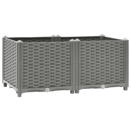 vidaXL Arriate polipropileno 80x40x38 cm