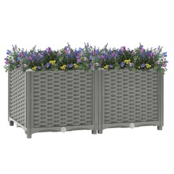 vidaXL Arriate polipropileno 80x40x38 cm