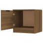 vidaXL Mesita de noche color marrón roble 40x39x40 cm vidaXL Mesita de noche color marrón roble 40x39x40 cm