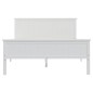 vidaXL Estructura de cama de madera maciza de pino blanco 160x200 cm vidaXL Estructura de cama de madera maciza de pino blanco 160x200 cm